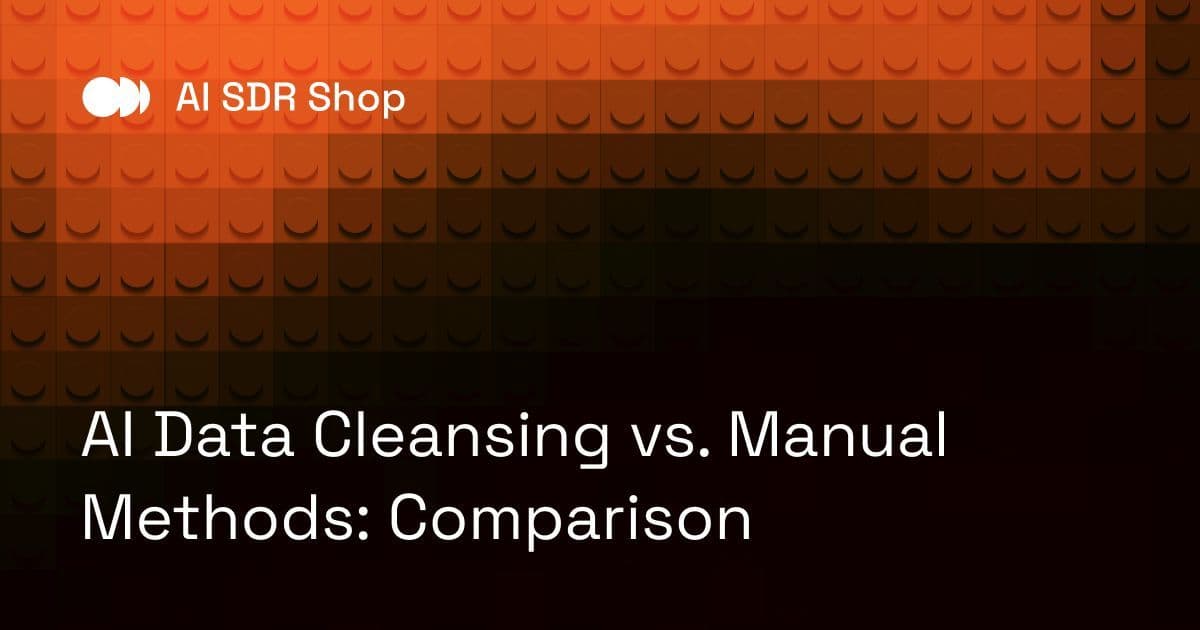 AI Data Cleansing vs. Manual Methods: Comparison