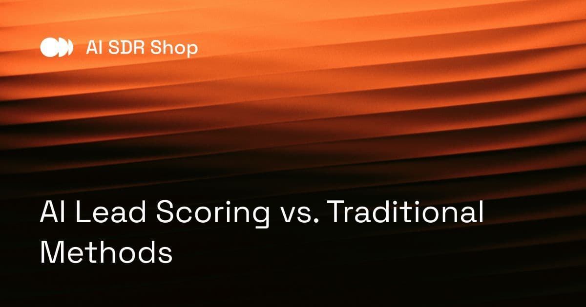 AI Lead Scoring vs. Traditional Methods