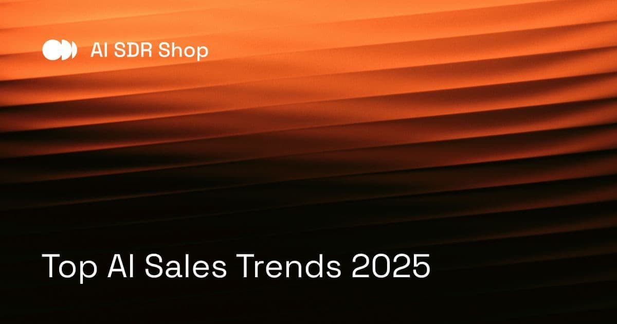 Top AI Sales Trends 2025
