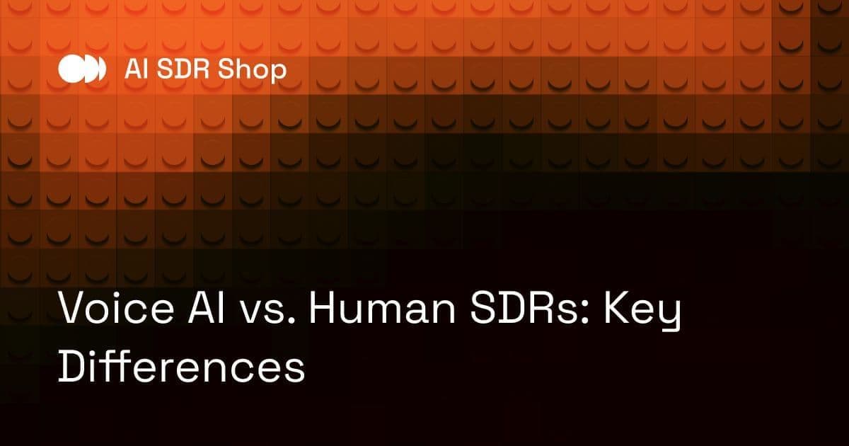 Voice AI vs. Human SDRs: Key Differences